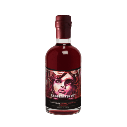 Raspberry Beret - Hidromel com Frutas Vermelhas e Pimenta, Envelhecido em Barris de Cachaça