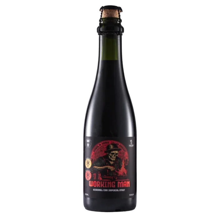 Working Man - Braggot - Rye Barrel Aged (Mead + Imperial Stout) - Imagem 1
